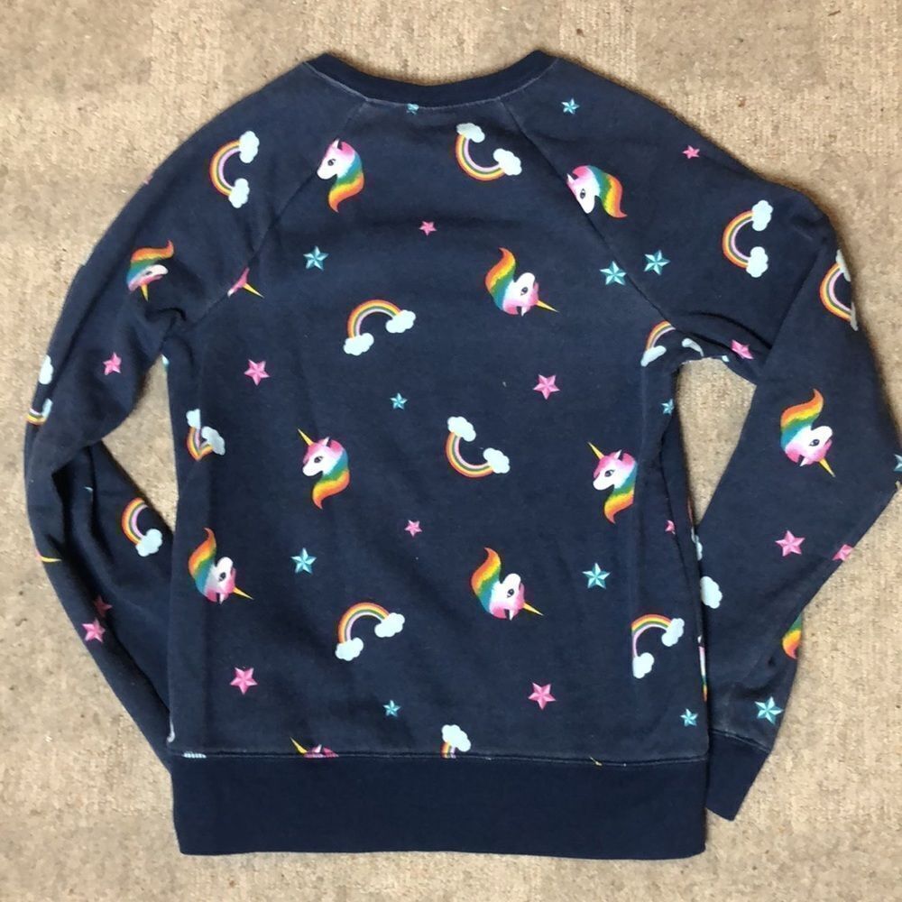 Rainbows & Unicorns and Stars Oh My! Kids Sweatshirt. - Picture 4 of 4